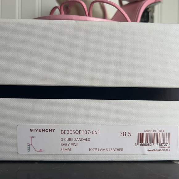 NEW Givenchy G Cube Heeled Sandals sz 38.5 - Picture 8 of 10